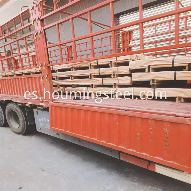 loading of steel plate0